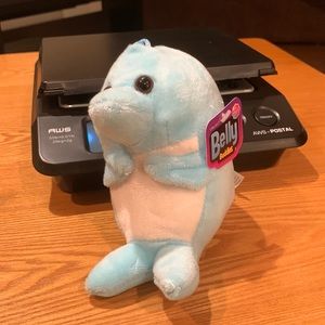 NWT dolphin keychain plushie